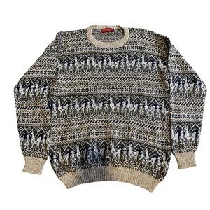 Duhuall 100% Baby alpaca sweater size Large…..A1